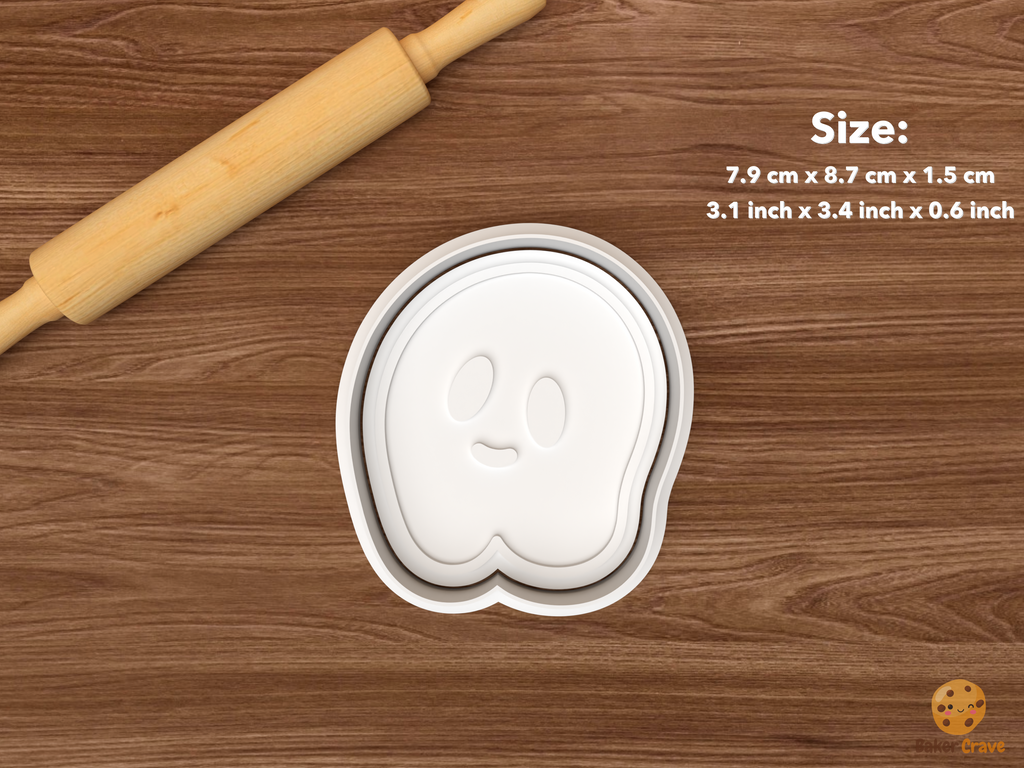 Ghost Faces Cookie Cutter Set STL File