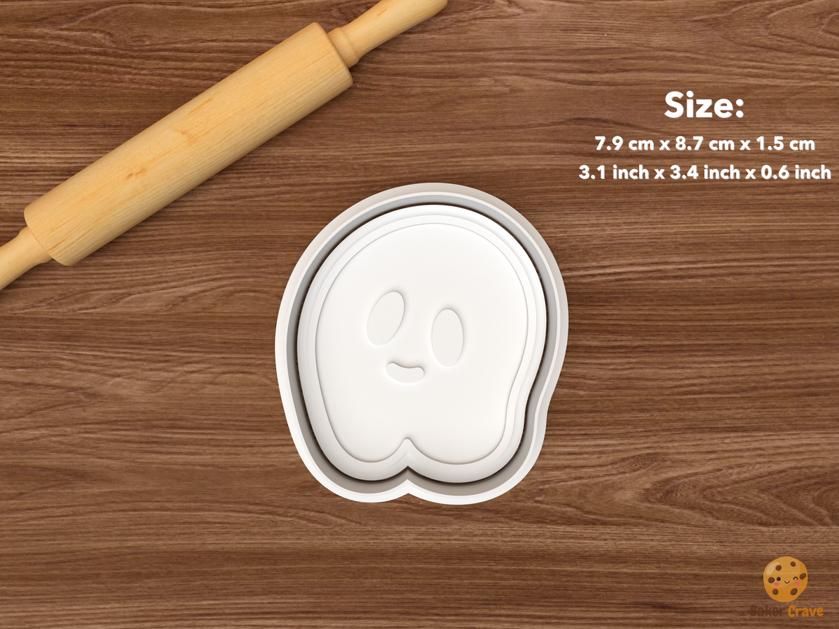 Ghost Faces Cookie Cutter Set STL File