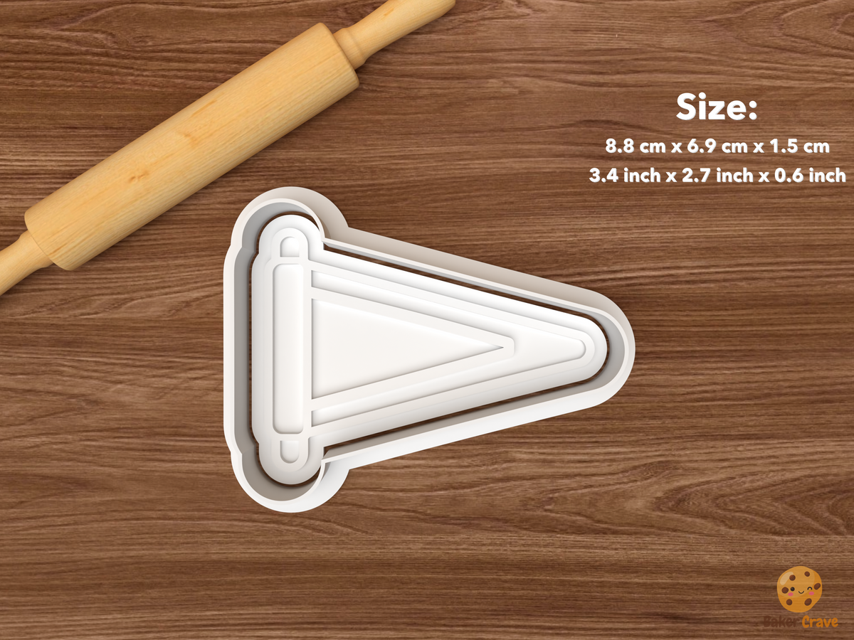 Pennant Banner Flags Cookie Cutter Set
