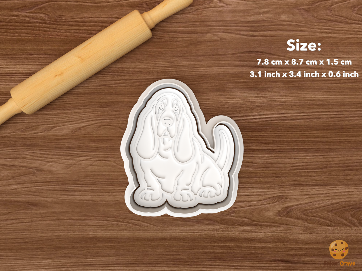 Basset Hound Dog Cookie Cutter Set