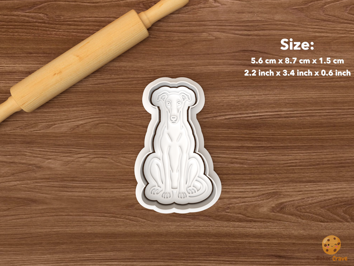 Greyhound Cookie Cutter Set STL File