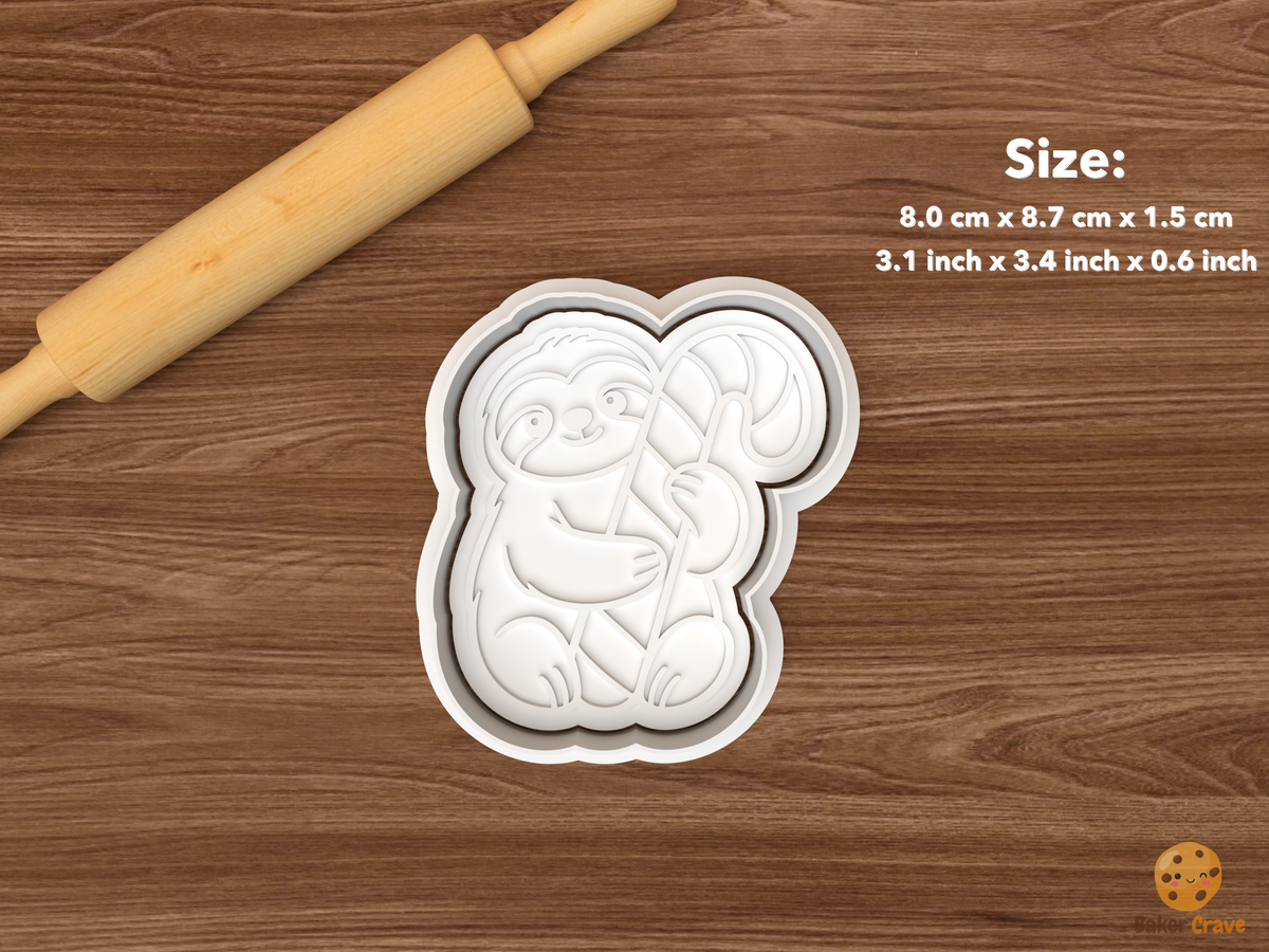 Christmas Sloths Cookie Cutter Set