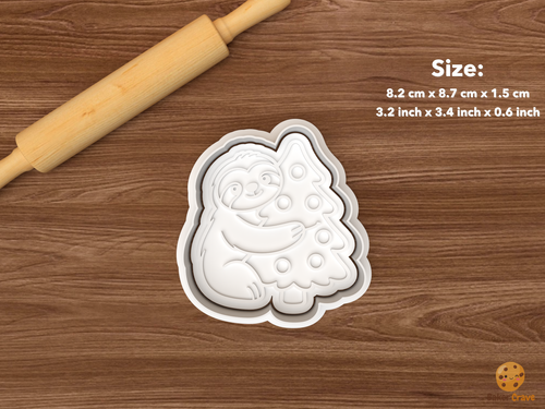 Christmas Sloths Cookie Cutter Set STL File