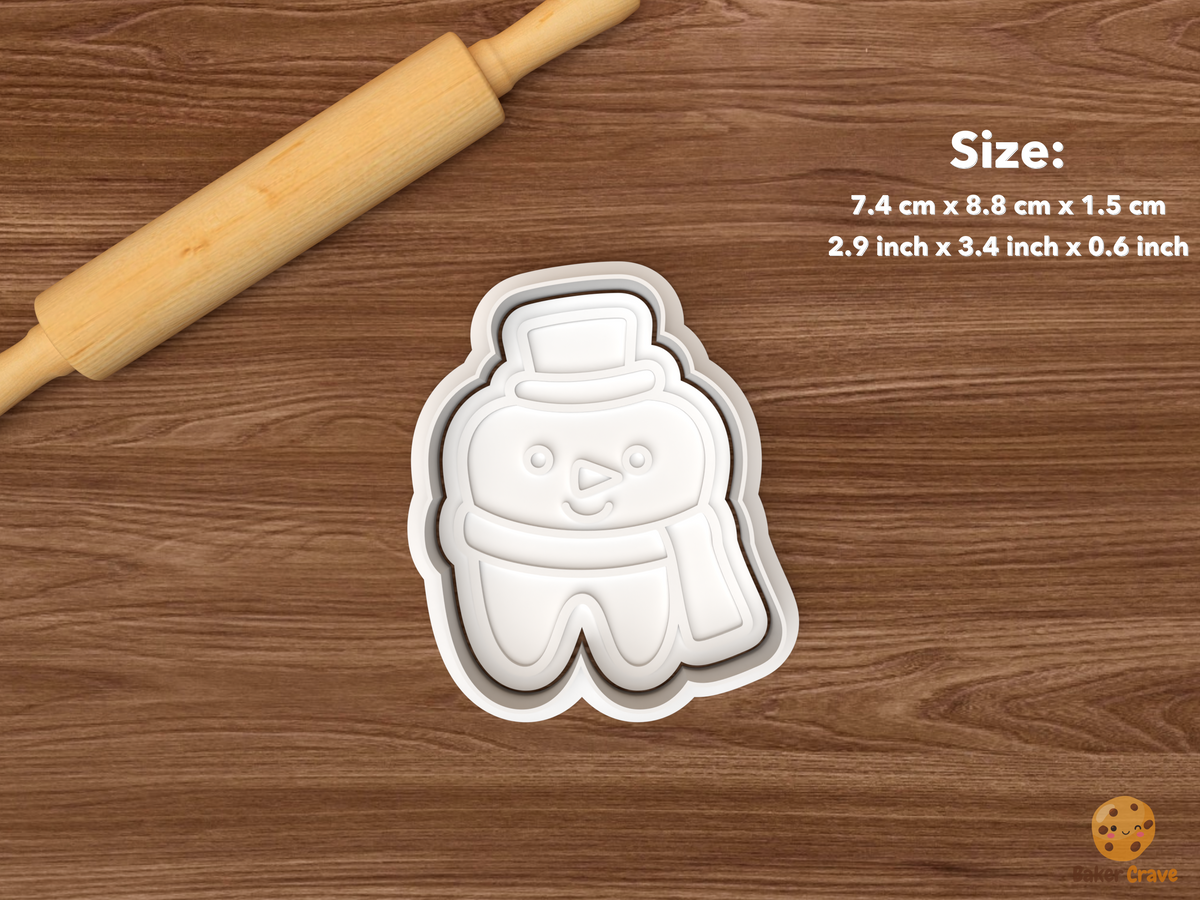 Christmas Tooth Cookie Cutter Set
