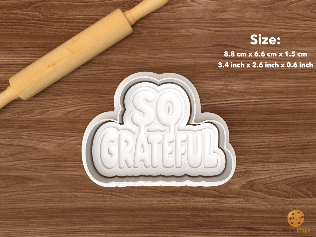 Thank You Lettering Cookie Cutter Set STL File