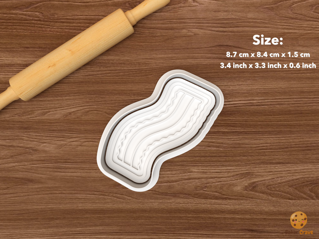 Gummy Candy Party Cookie Cutter Set STL File - single sour candy strip