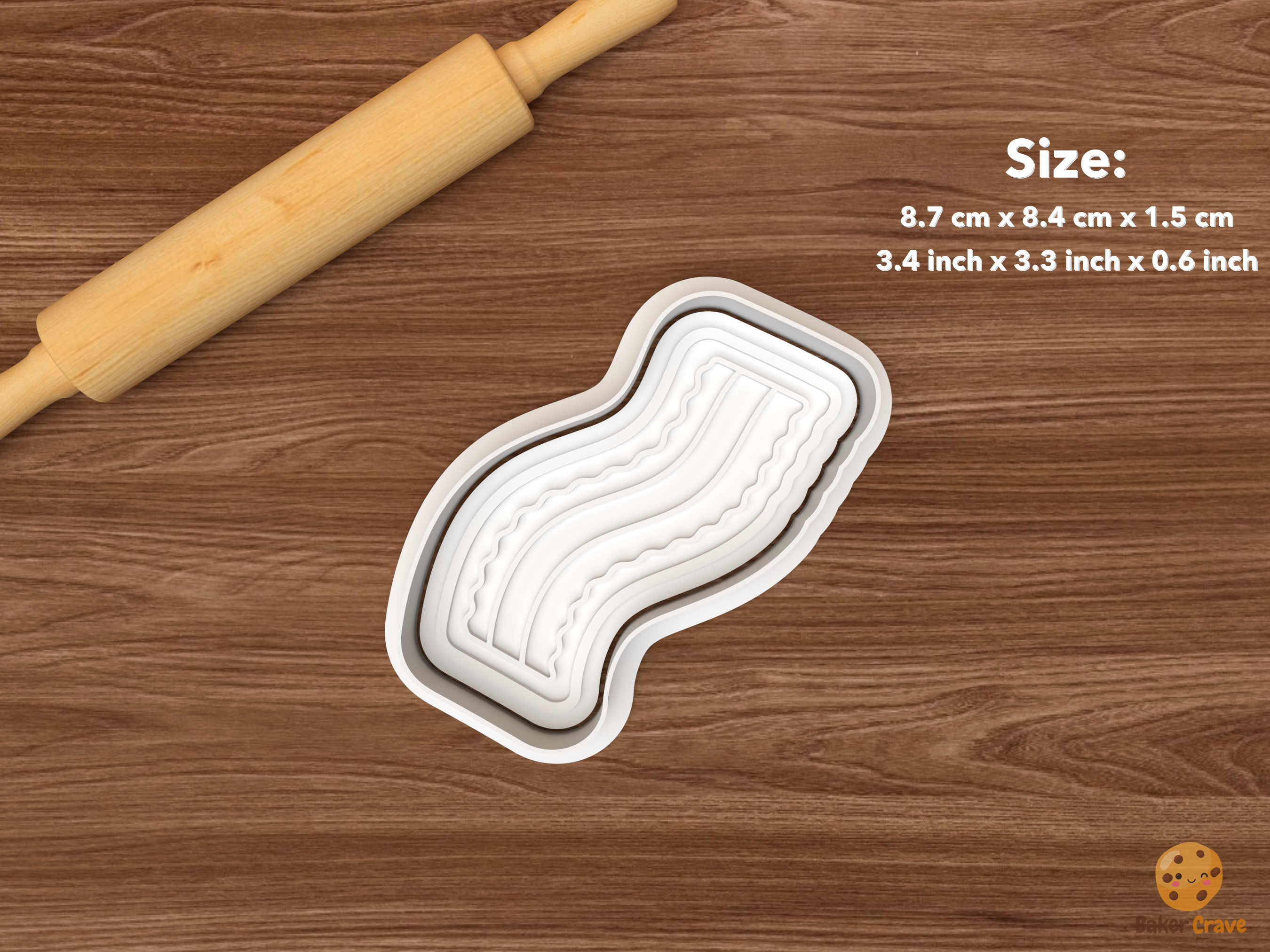 Gummy Candy Party Cookie Cutter Set STL File - single sour candy strip