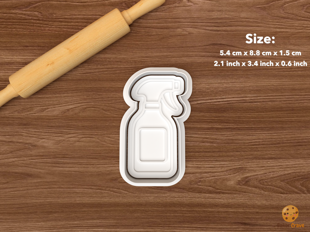 House Cleaning Service Cookie Cutter Set STL File