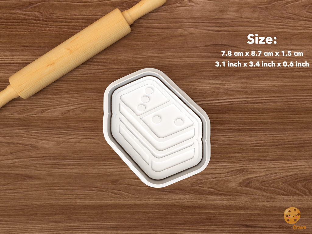 Domino Night Cookie Cutter Set STL File