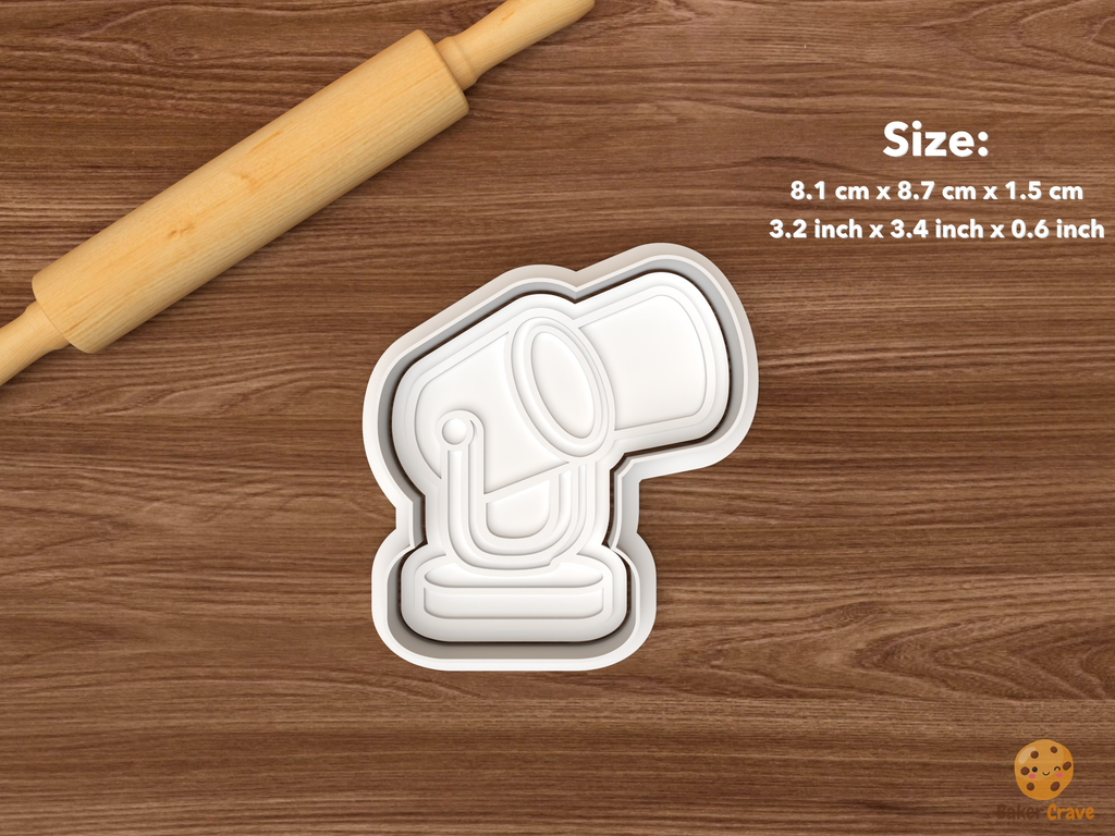 Choir Concert Cookie Cutter Set STL File - single stage spotlight