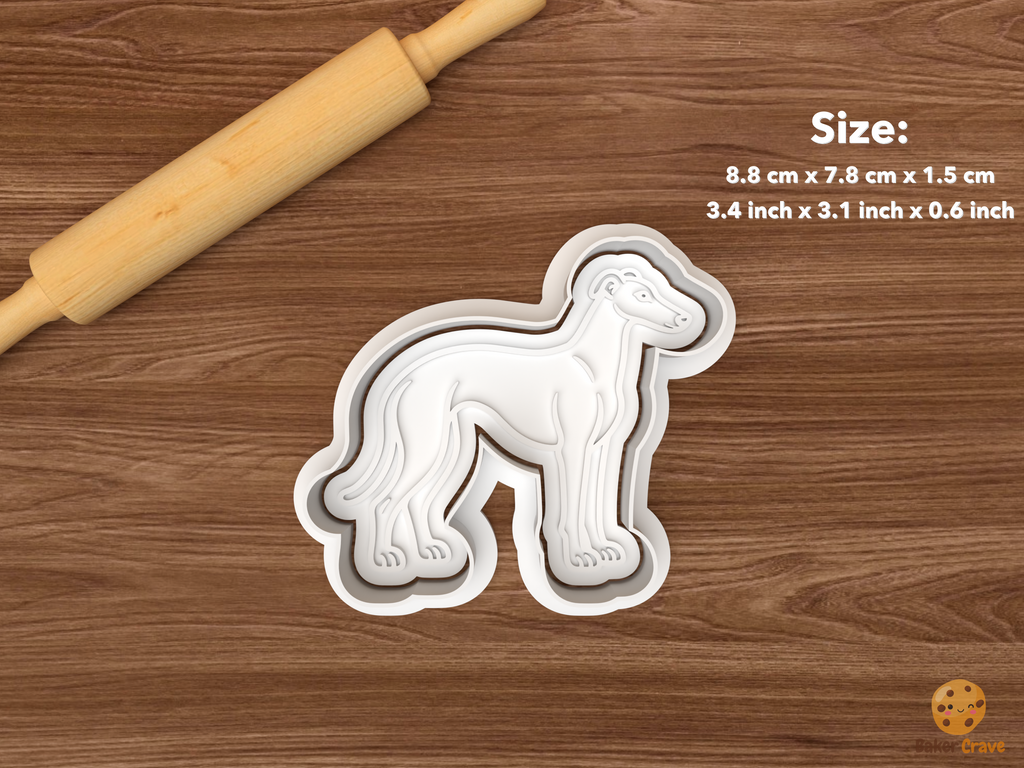 Greyhound Cookie Cutter Set STL File