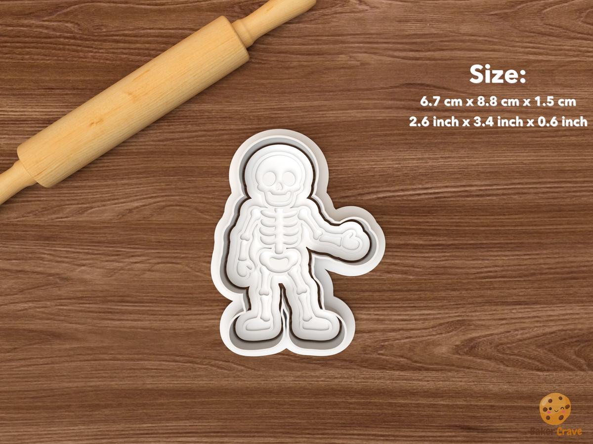 Skeleton Family Cookie Cutter Set STL File