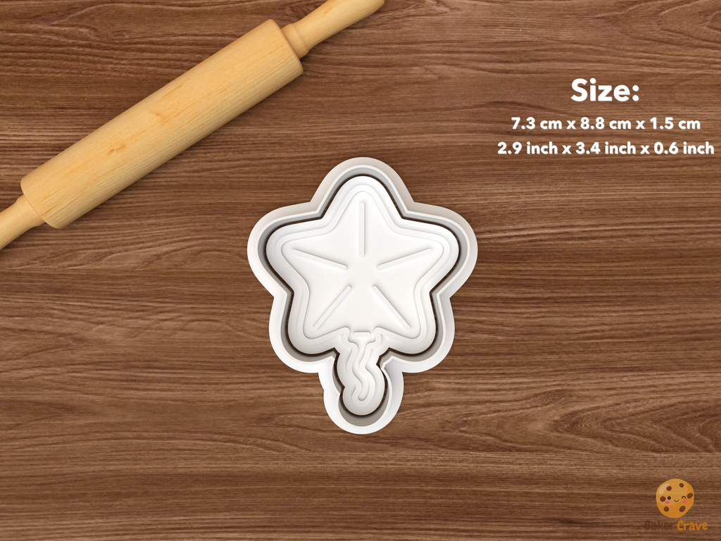 Party Balloons Cookie Cutter Set STL File