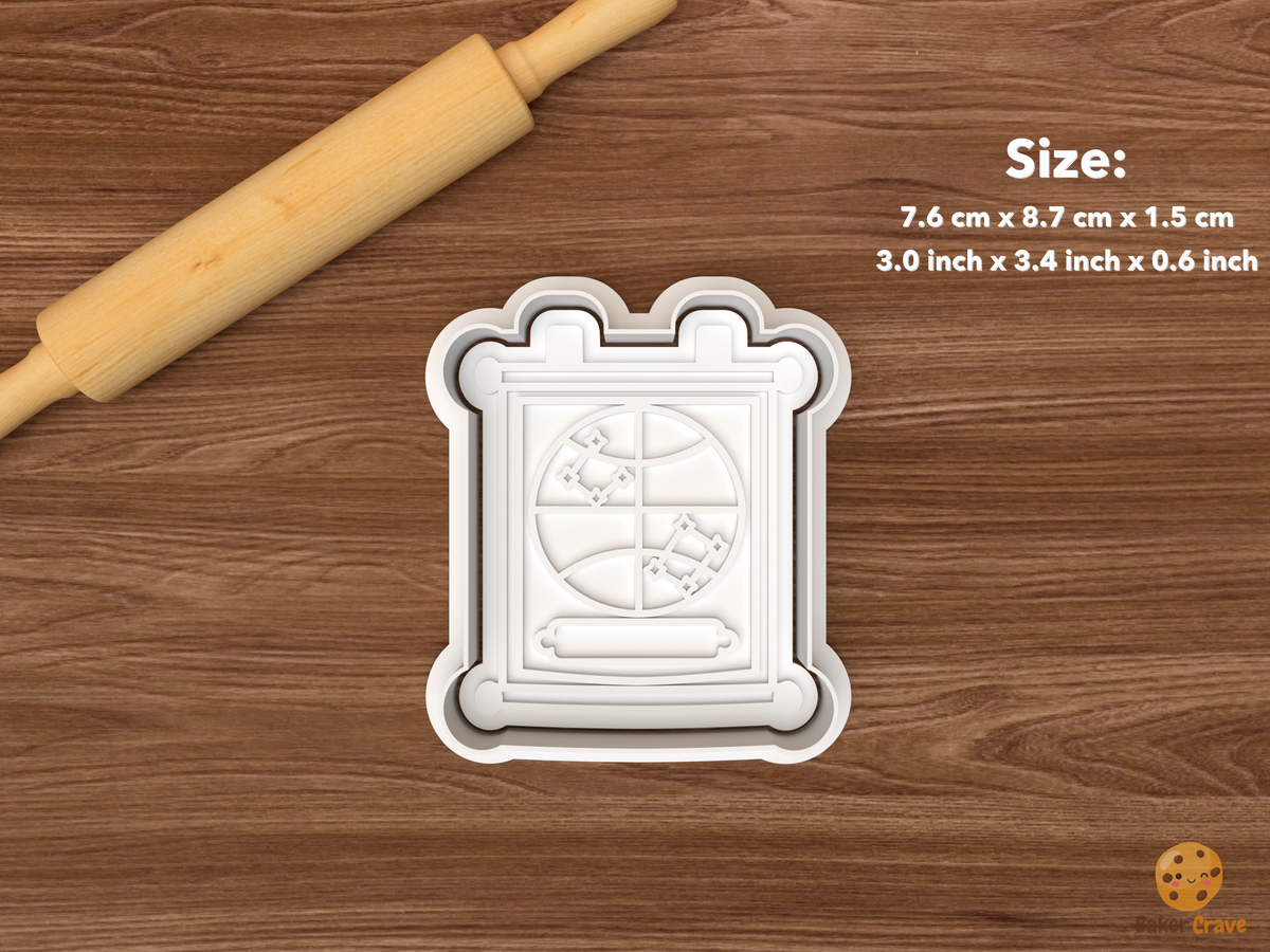 Haunted Observatory Cookie Cutter Set STL File