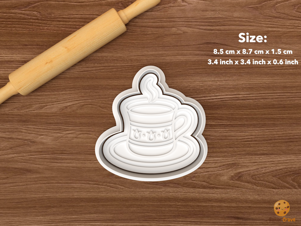 Turkish Coffee Cookie Cutter Set STL File