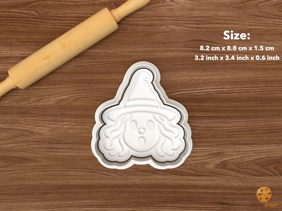 Classic Witch Faces Cookie Cutter Set STL File