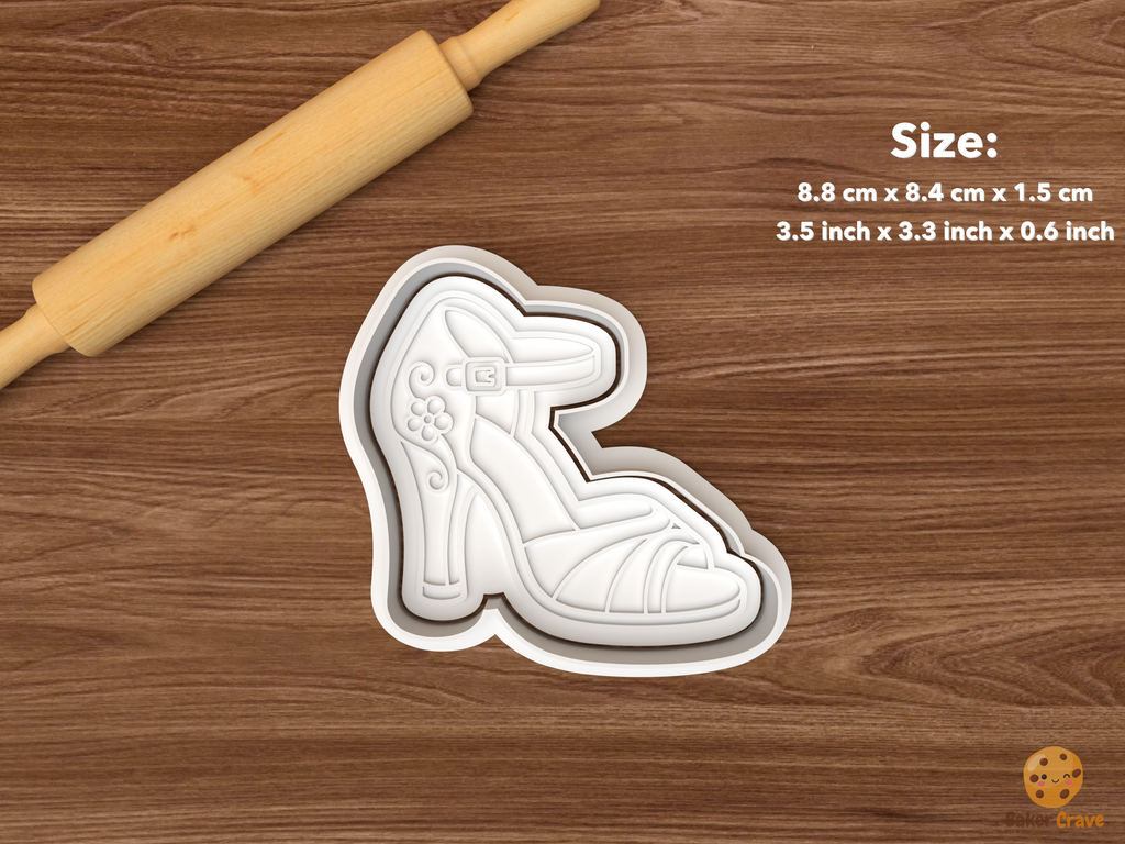 Tango Dance Cookie Cutter Set STL File - single tango high heel