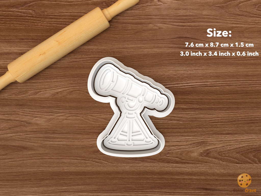 Haunted Observatory Cookie Cutter Set STL File