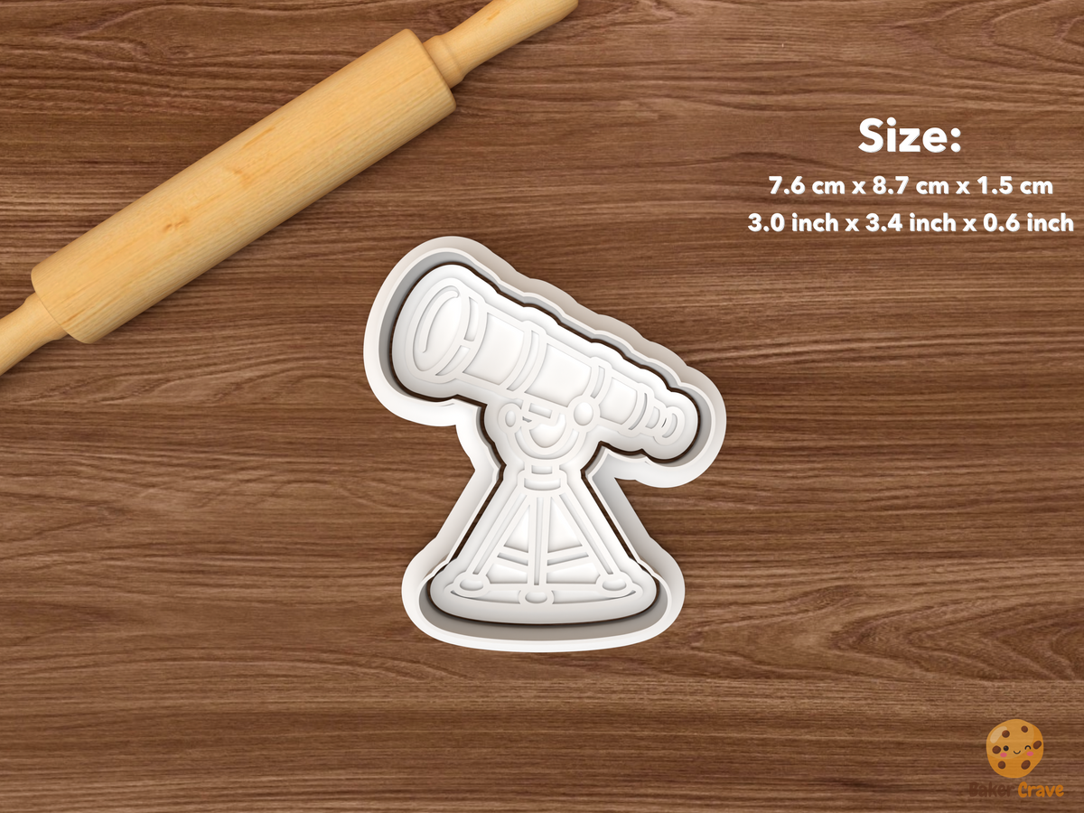 Haunted Observatory Cookie Cutter Set STL File