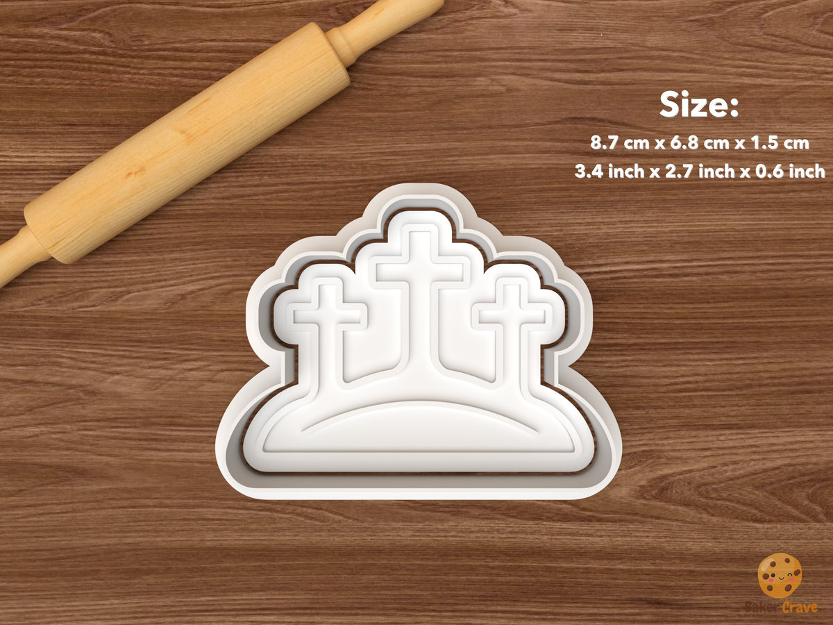 He Is Risen Easter Cookie Cutter Set STL File