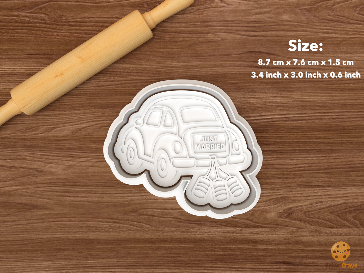 Just Married Getaway Cars Cookie Cutter Set