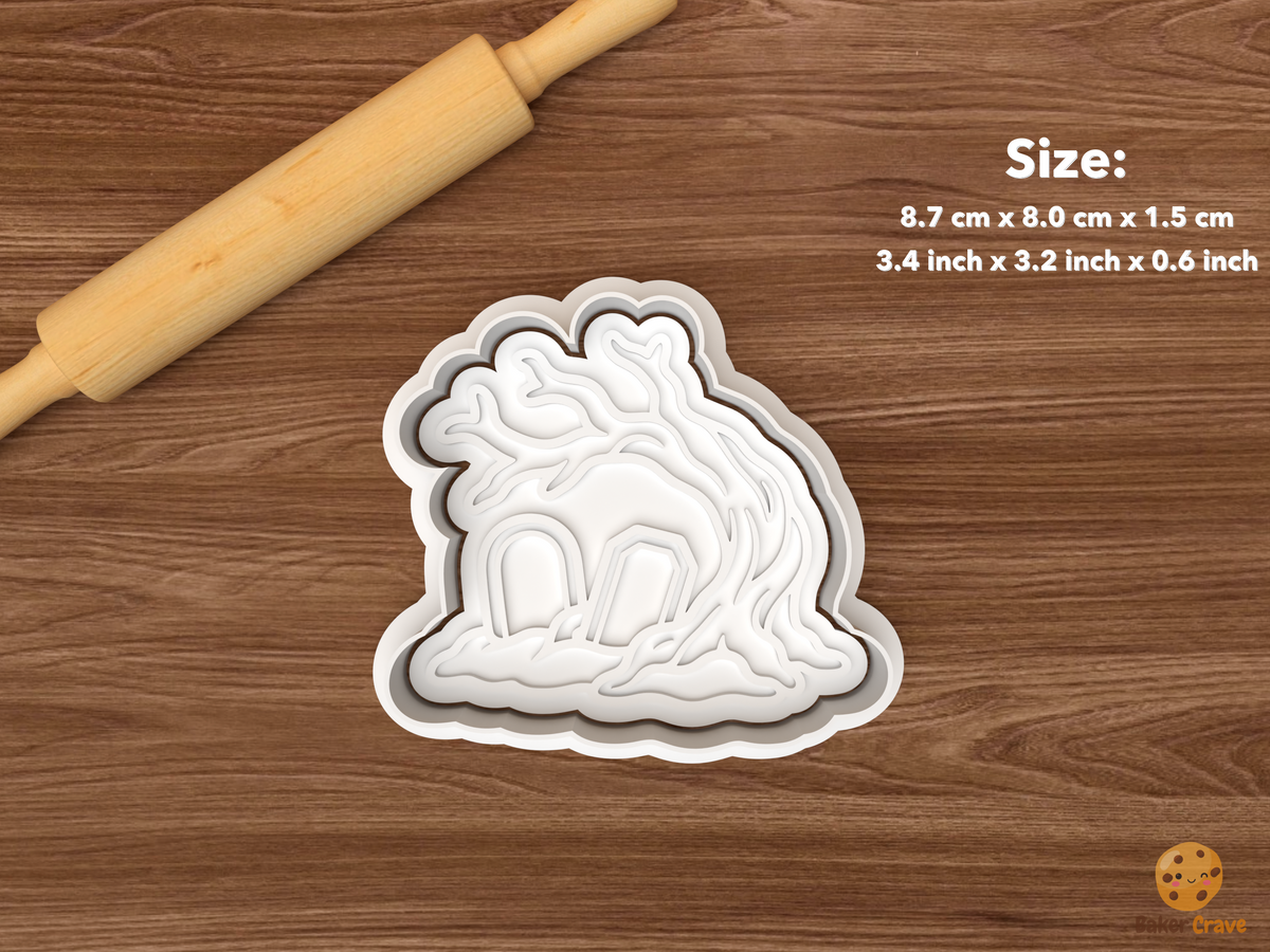 Spooky Tree Collection Cookie Cutter Set STL File