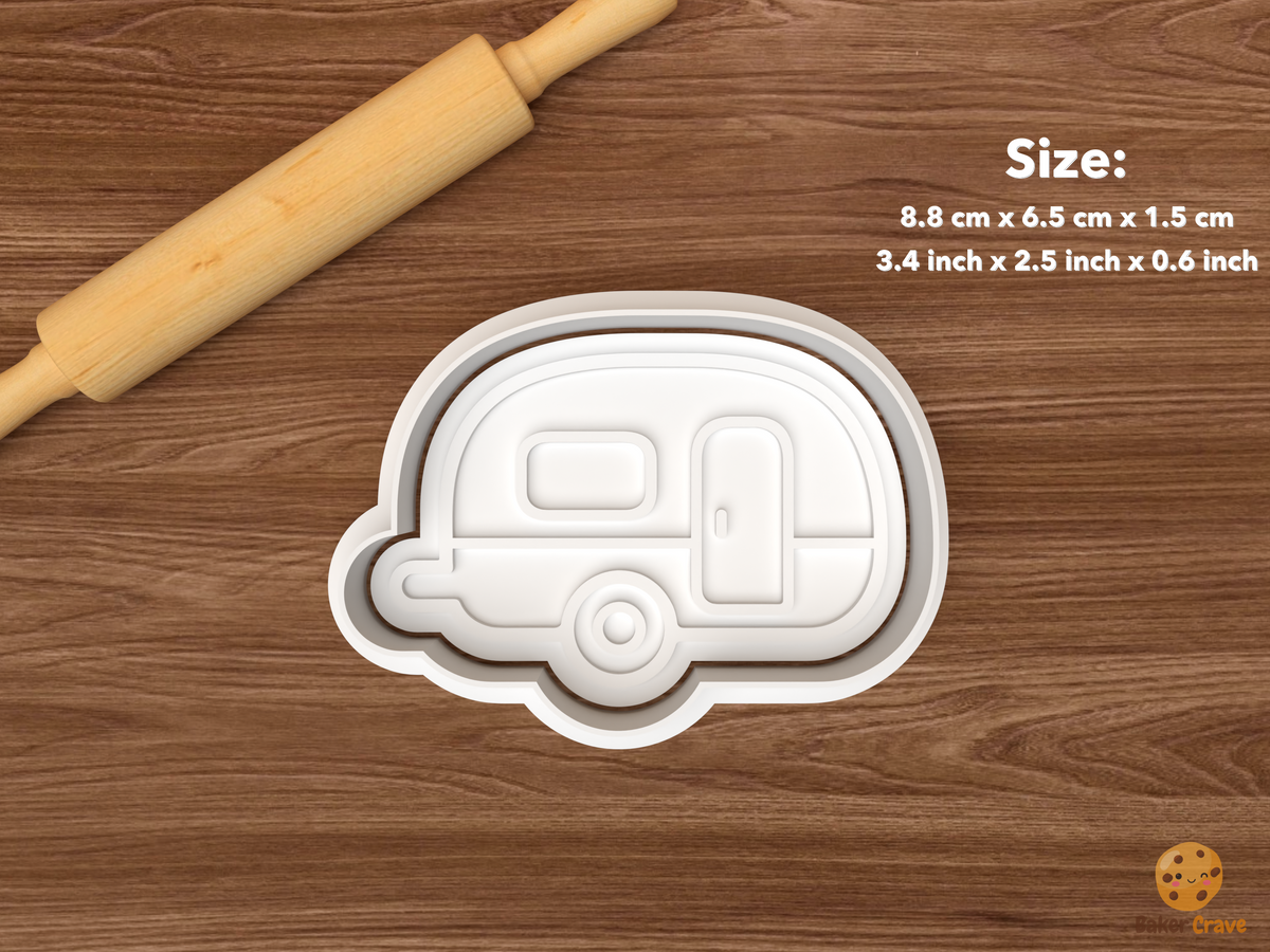 Happy Camper RV Cookie Cutter Set