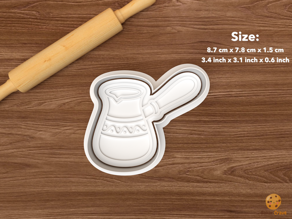 Turkish Coffee Cookie Cutter Set STL File