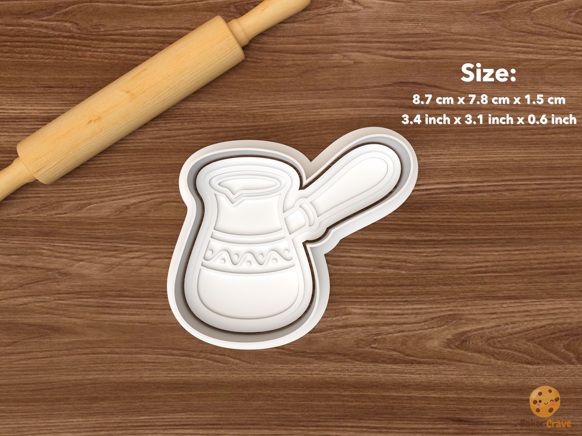 Turkish Coffee Cookie Cutter Set STL File