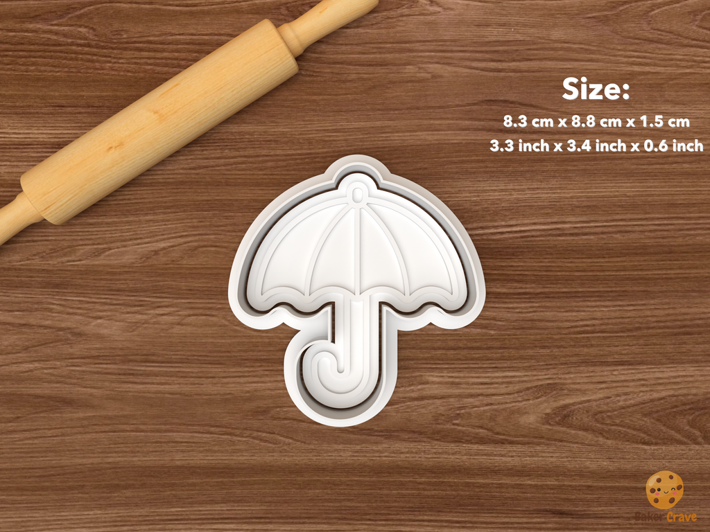 Rainy Day Showers Cookie Cutter Set STL File
