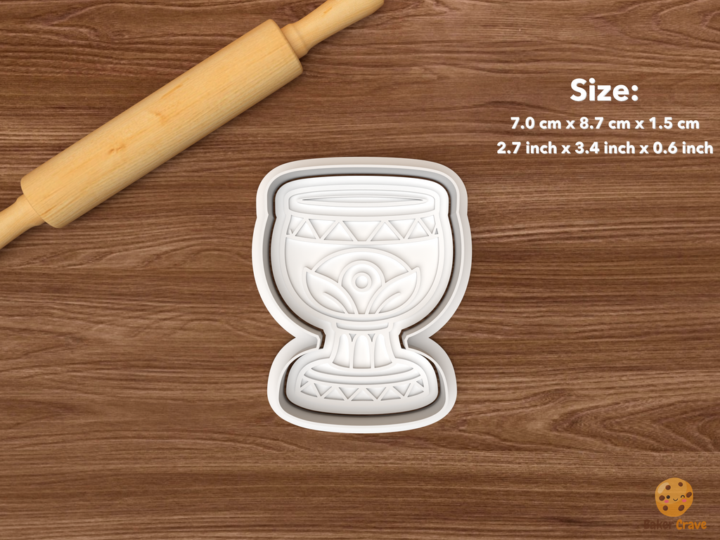Kwanzaa Celebration Cookie Cutter Set STL File - single unity cup