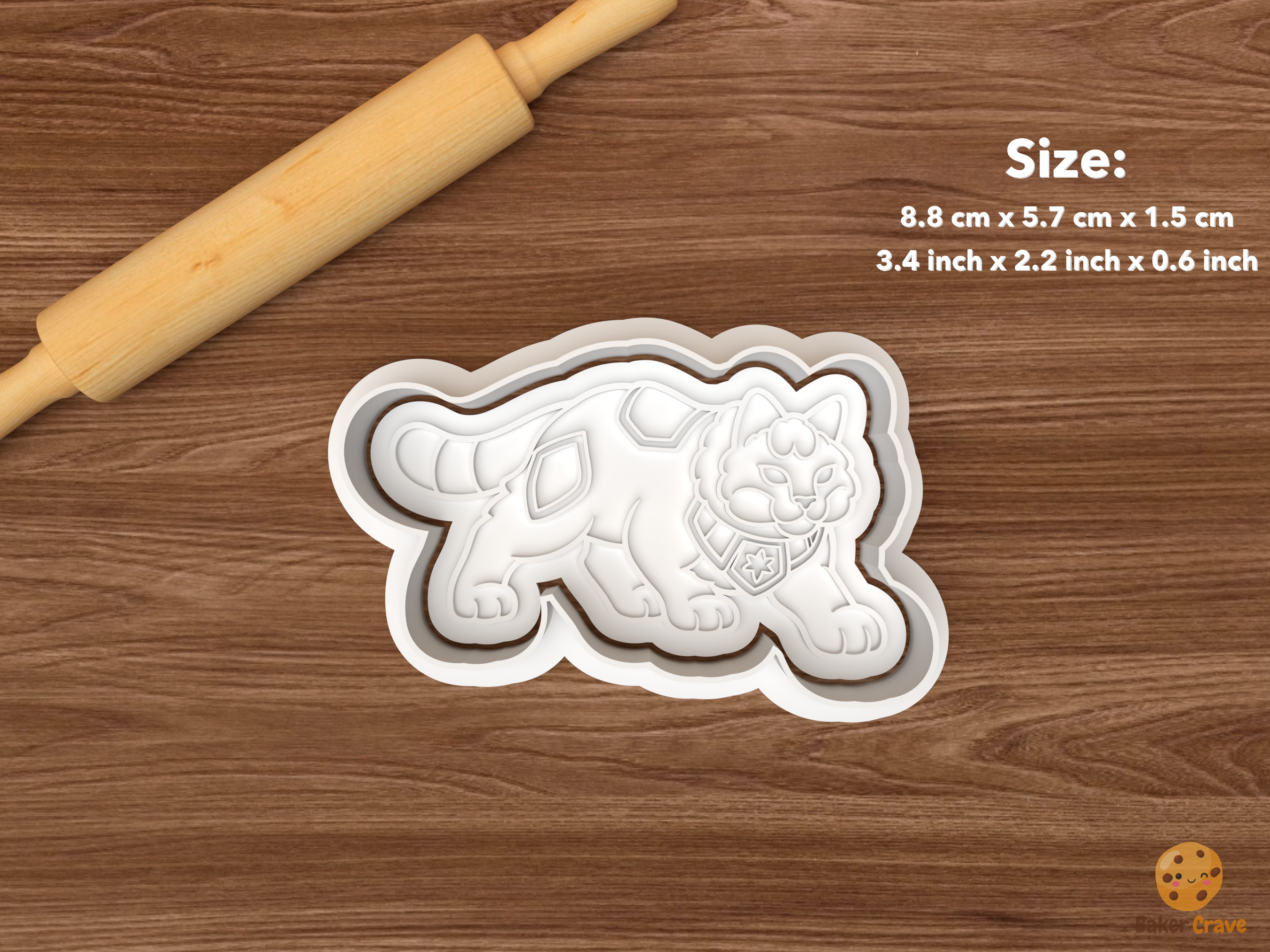 Icelandic Christmas Cat Cookie Cutter Set STL File - single walking icelandic christmas cat