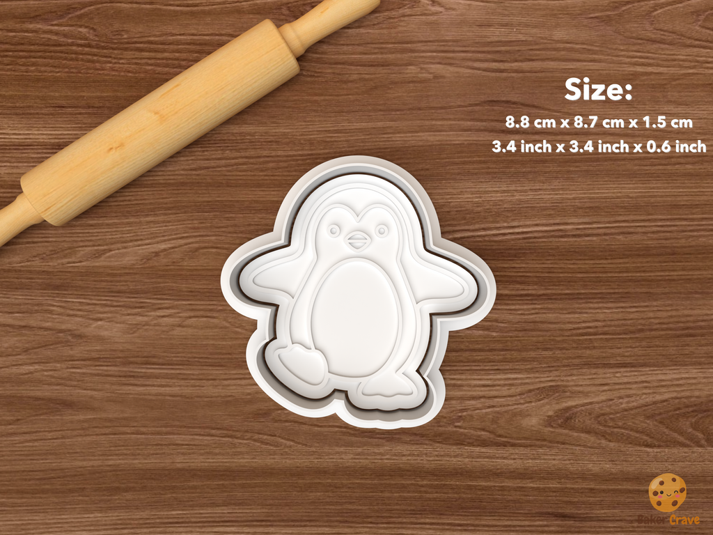 Penguin Cookie Cutter Set STL File