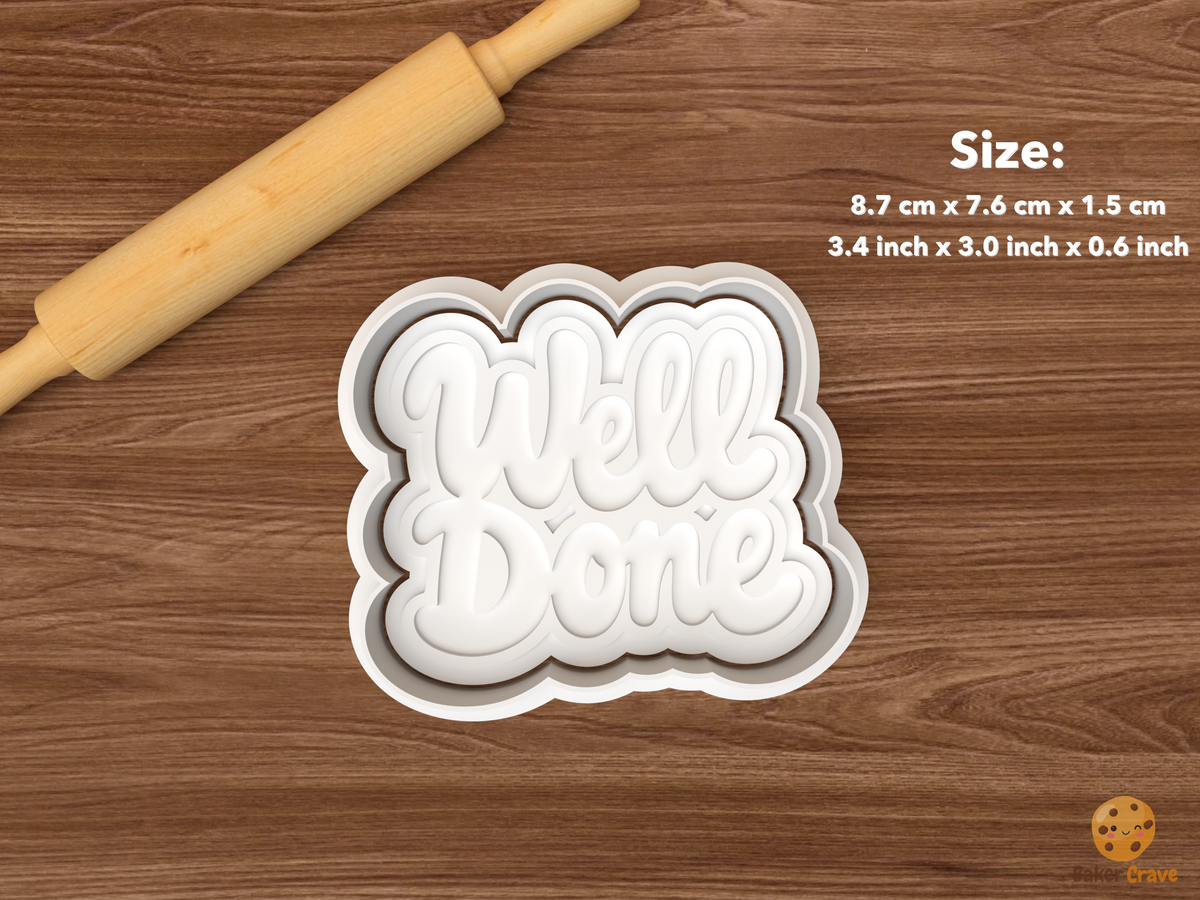 Congratulations Words Cookie Cutter Set