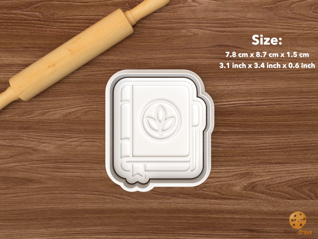 Mindful Wellness Cookie Cutter Set STL File - single wellness journal