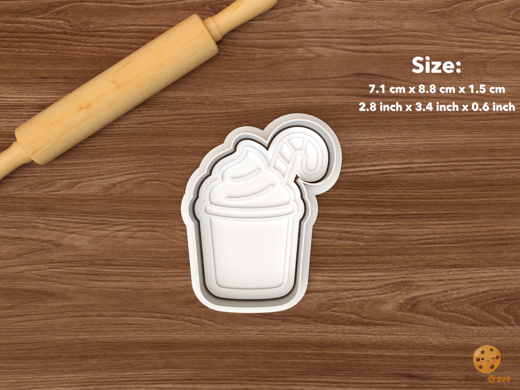 Christmas Coffee Shop Cookie Cutter Set STL File