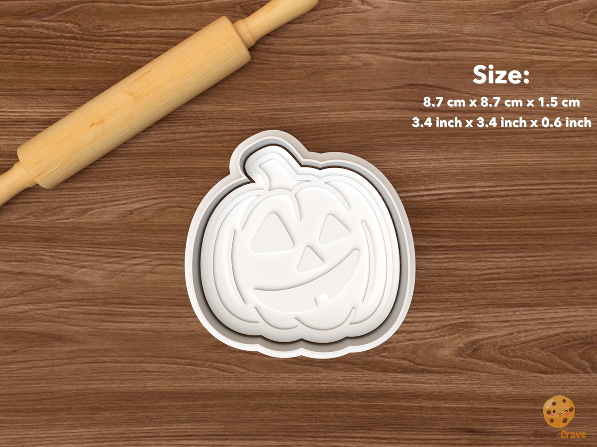 Jack O Lantern Faces Cookie Cutter Set STL File