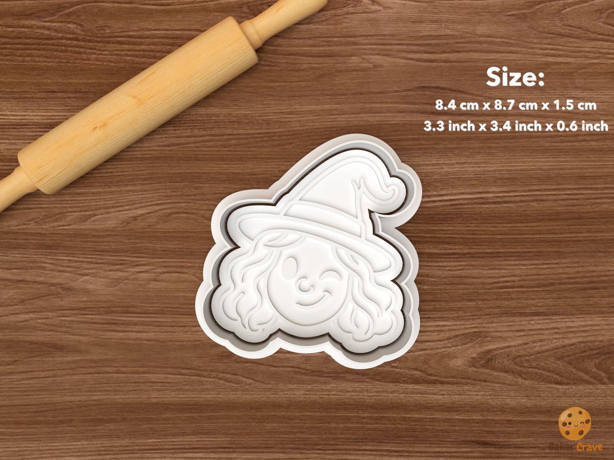 Classic Witch Faces Cookie Cutter Set STL File