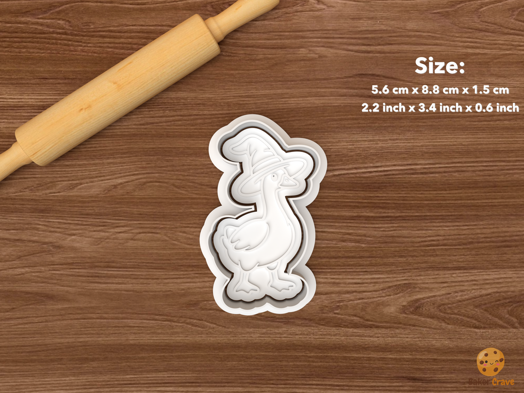 Spooky Goose Halloween Cookie Cutter Set STL File