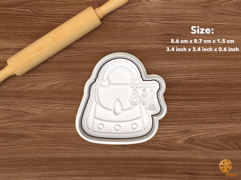 Witch Wardrobe Cookie Cutter Set STL File