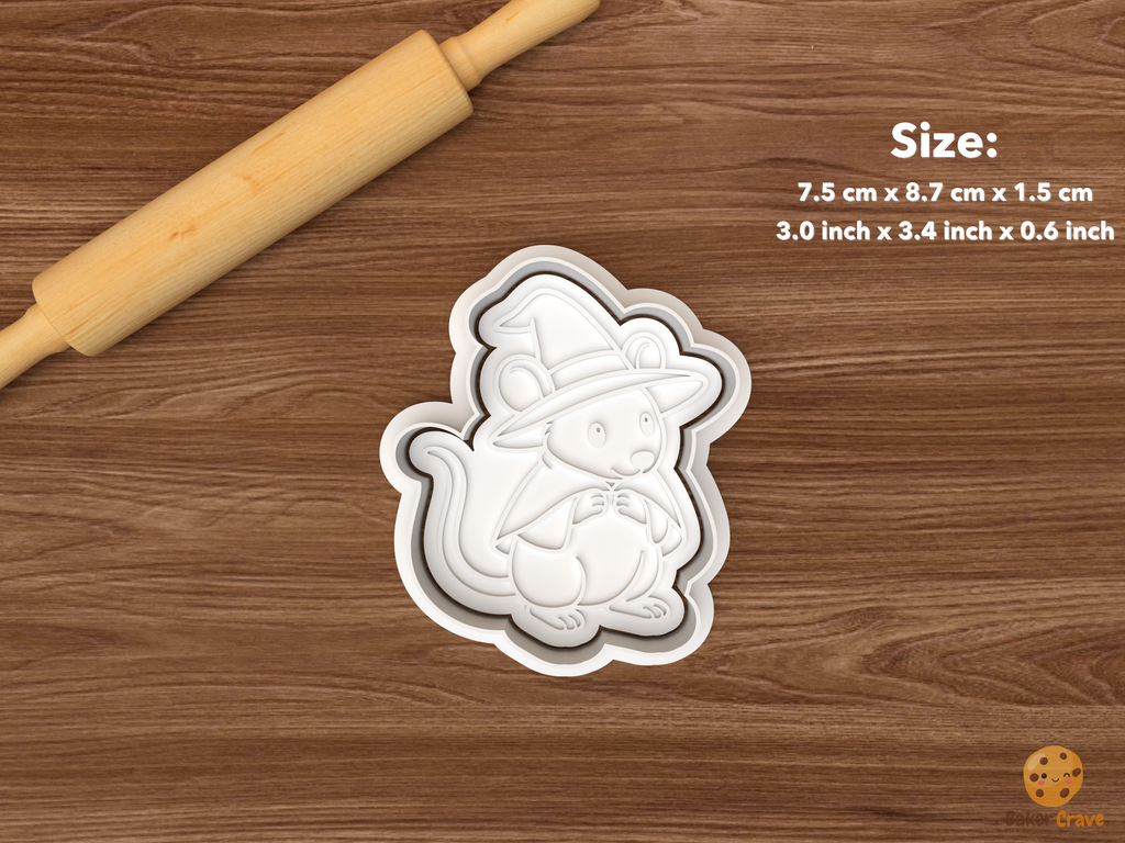 Halloween Mouse Collection Cookie Cutter Set STL File