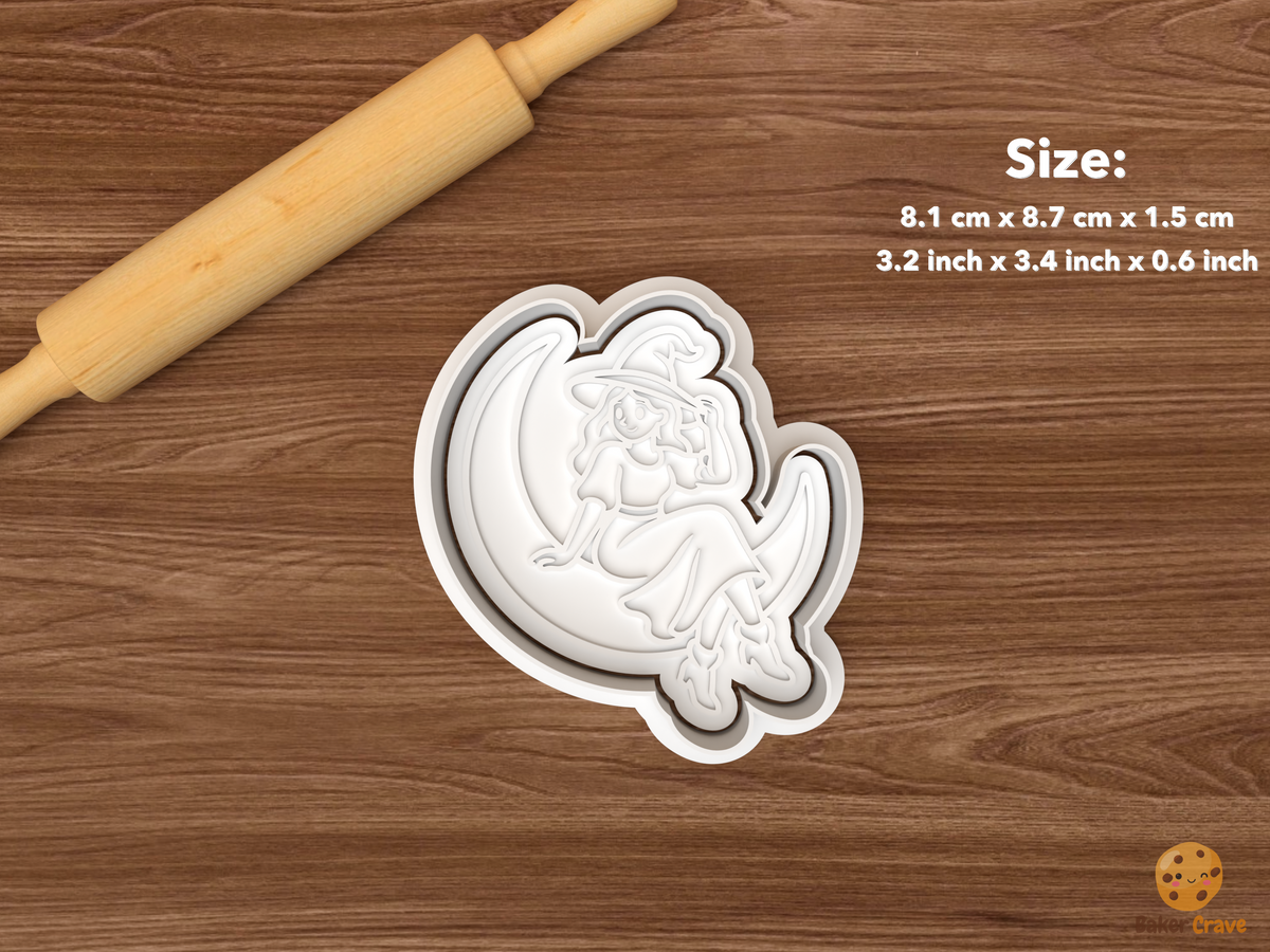 Moon Witch Collection Cookie Cutter Set STL File