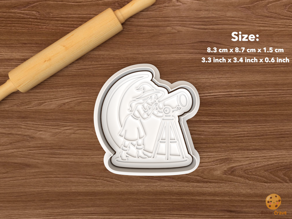 Moon Witch Collection Cookie Cutter Set STL File