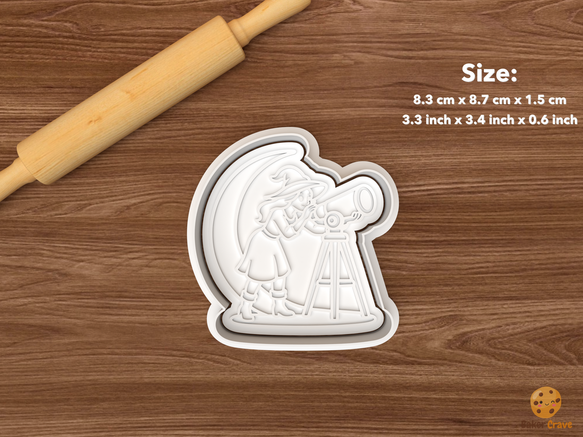 Moon Witch Collection Cookie Cutter Set STL File