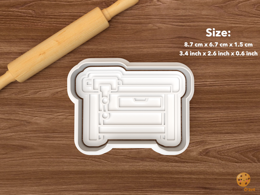 Youth Skills Workshop Cookie Cutter Set STL File - single workshop bench