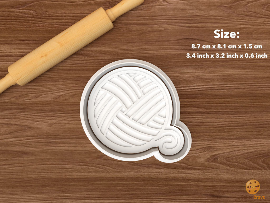 Crochet Craft Cookie Cutter Set STL File