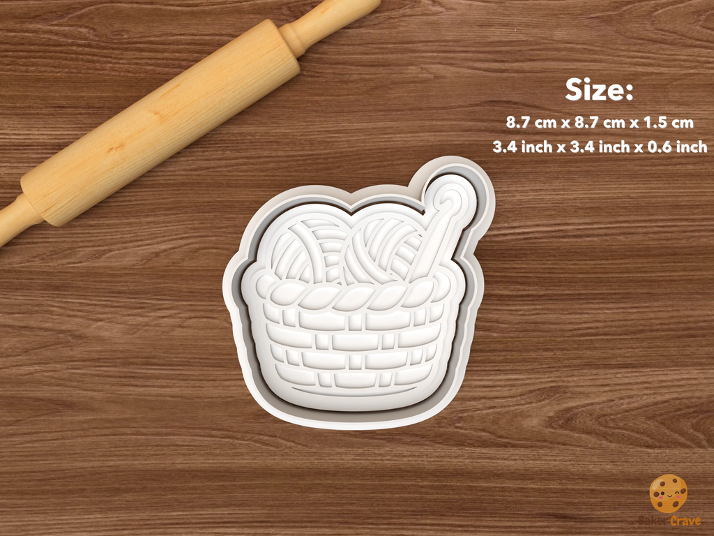 Crochet Craft Cookie Cutter Set STL File