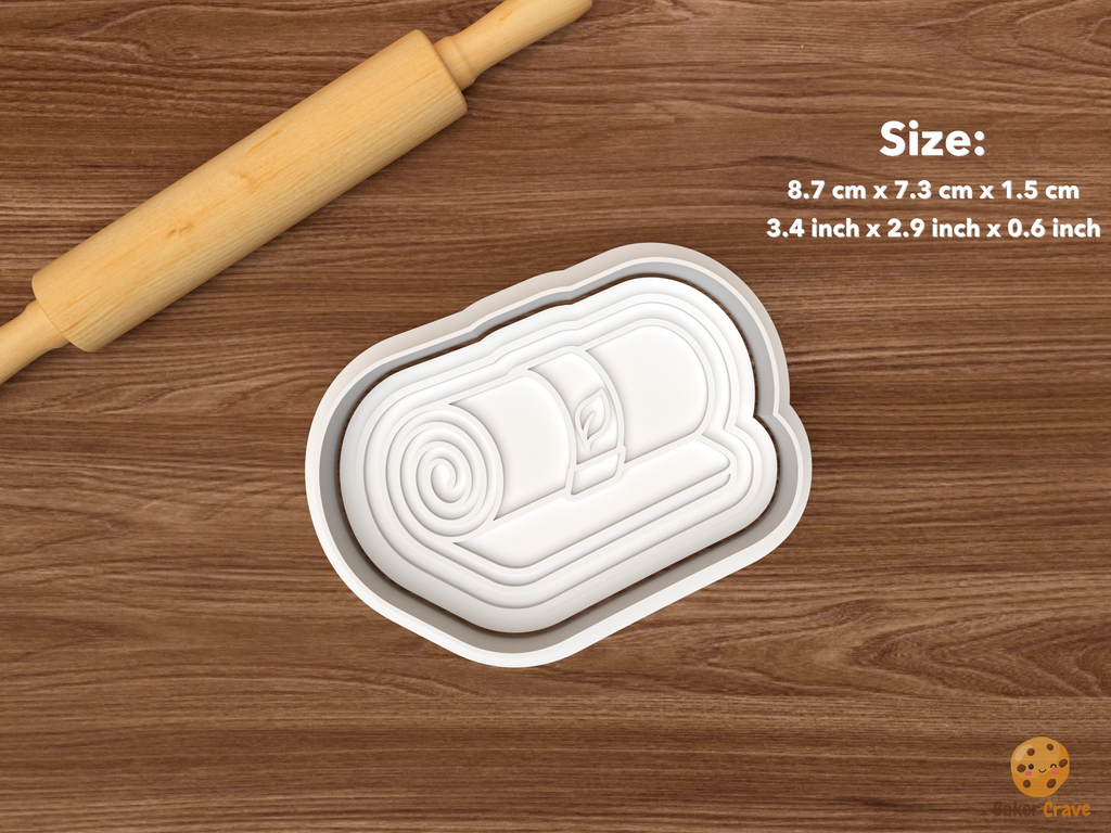 Yoga Wellness Cookie Cutter Set STL File - single yoga mat
