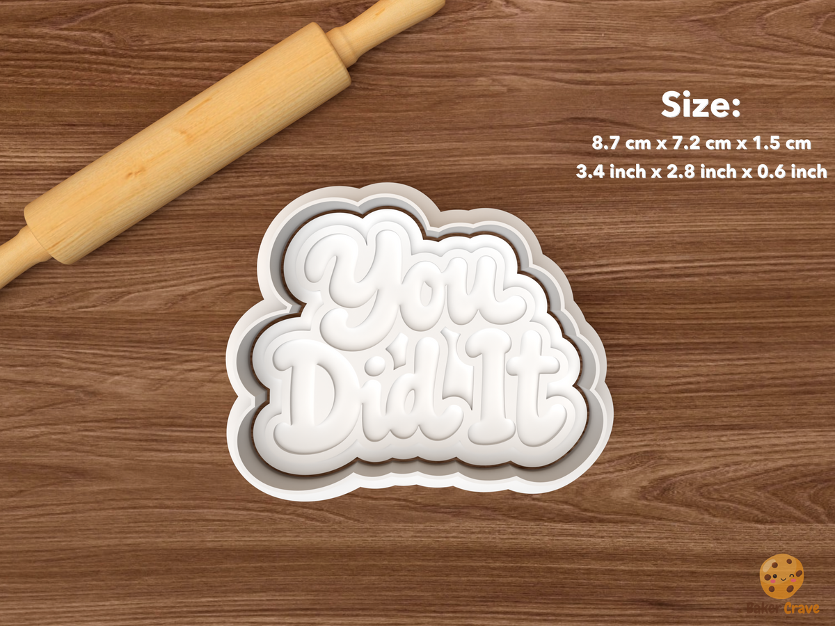 Congratulations Words Cookie Cutter Set