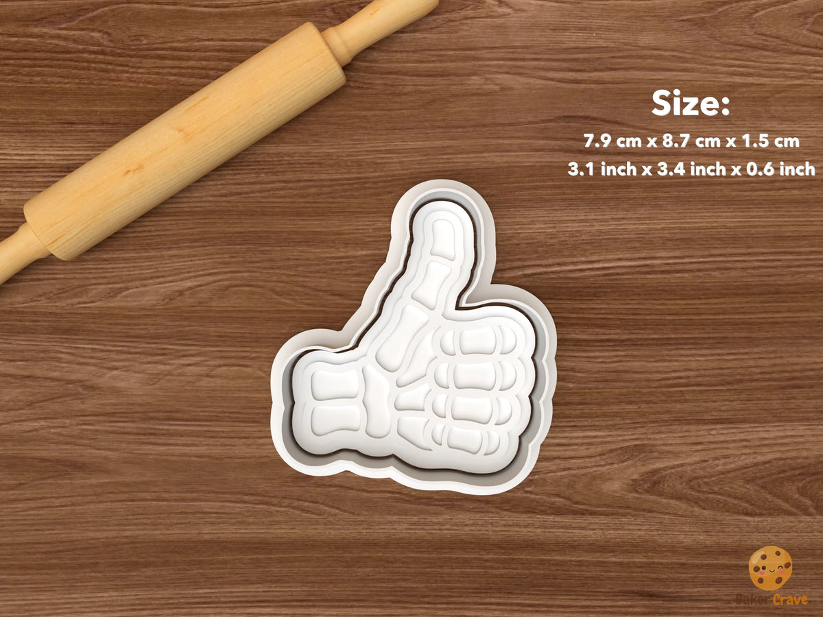 Skeleton Hand Gestures Cookie Cutter Set